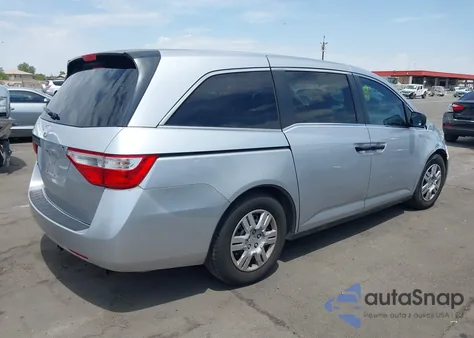 2013 Honda Odyssey Lx из США, поврежденный, VIN 5FNRL5H25DB029664